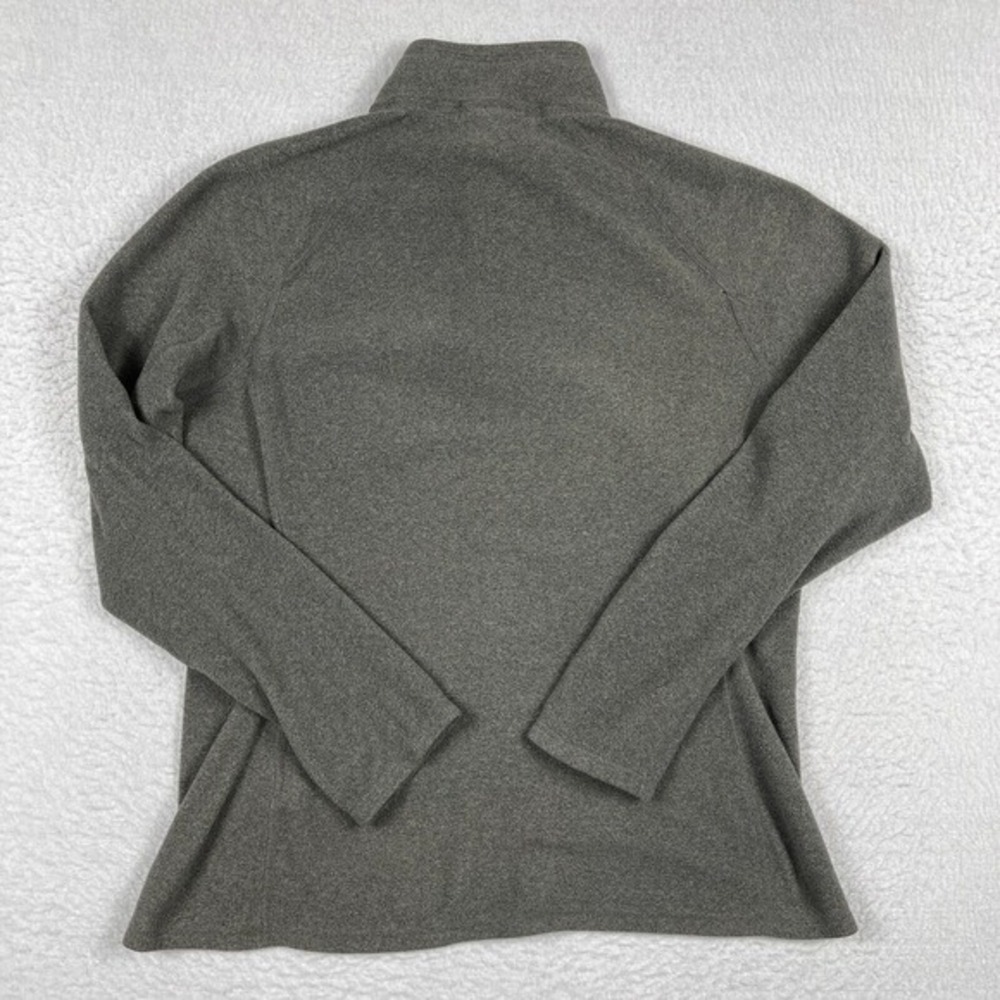 The North Face Sweater Womens Large Gray Fleece 1/4 Zip Pullover Outdoors Hike - Picture 2 of 16